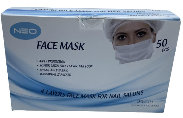 Neo 4ply pleated Face Mask 3